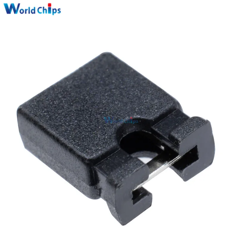 100 шт. Короткая перемычка заглушки и корпуса для проводов шунт 2 54 мм |