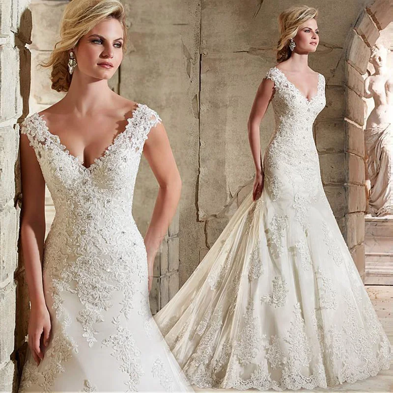 2017 Лидер продаж пикантные белые v-образным вырезом бальное платье кружевное