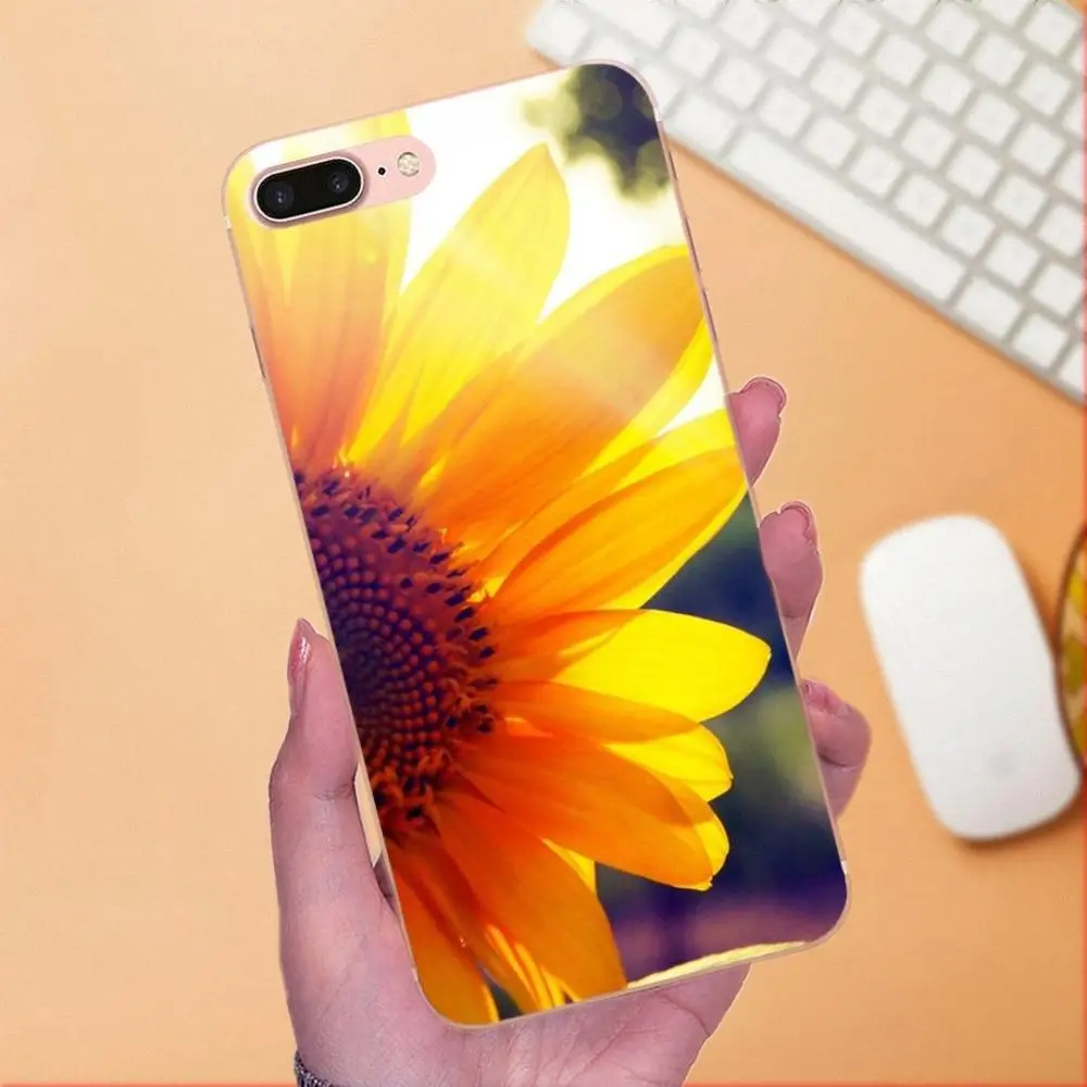 Painted Cover Colourful Style Phone Case Beautiful Flower Sunflower For Xiaomi Redmi Note 2 3 3S 4 4A 4X 5 5A 6 6A Pro Plus | Мобильные