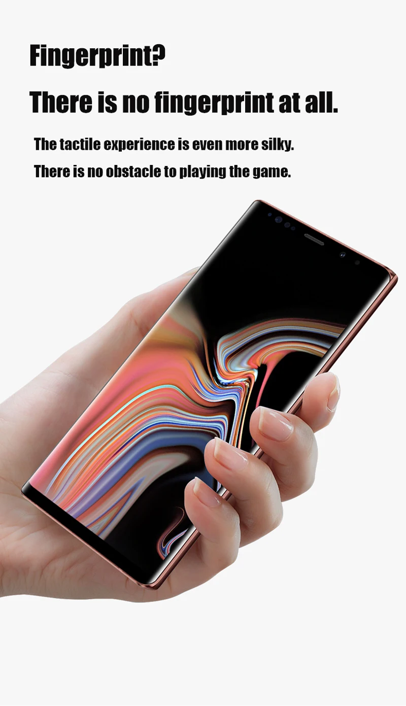 6D Полный Клей протектор экрана для samsung Note 8 S7 Edge полный клей для Galaxy S9 S8 Plus чехол дружественное закаленное стекло Note 9