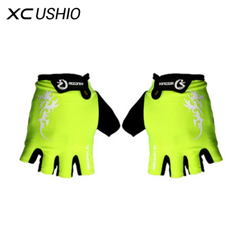 Высококачественные велоперчатки Kingsir мужские / женские перчатки с отрезанными до