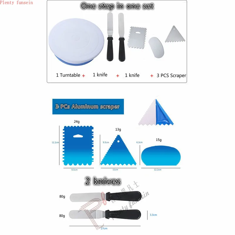 Набор выпечки DIY противоскользящие круглые поворотные столы для тортов