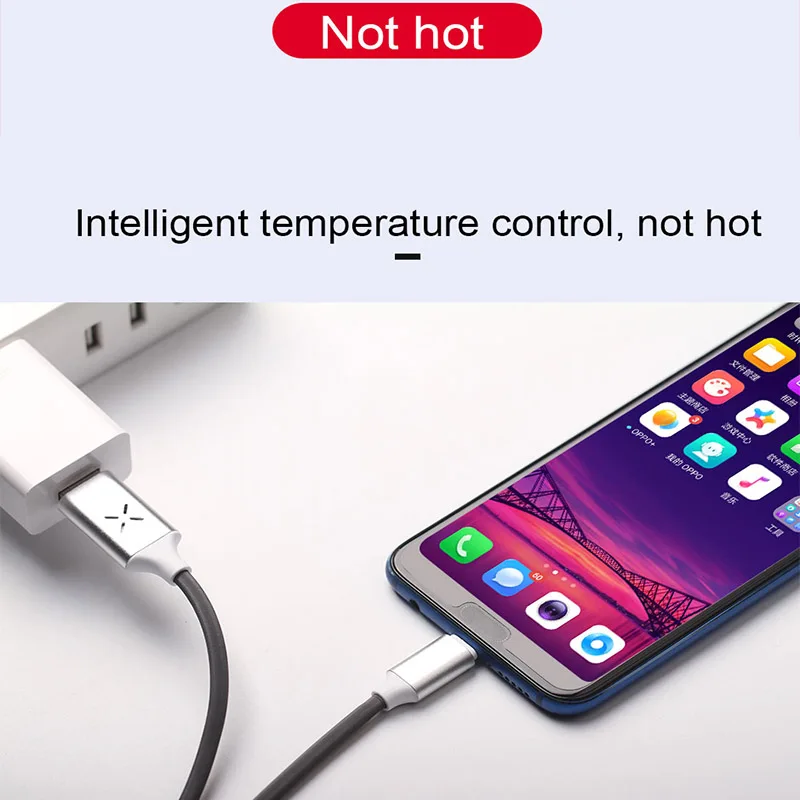 2.4A кабель быстрой зарядки типа C для samsung S10 S9 светодиодный usb-кабель с голосовым управлением для Xiaomi Redmi Note 7 4X кабель синхронизации данных
