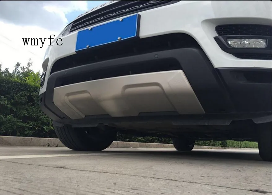 2Pcs Stainless Steel Front Rear Bumper Protector Guard Skid Plate Sill Covers Fit For Land Rover Rang Sport 2014 -2017 | Автомобили и