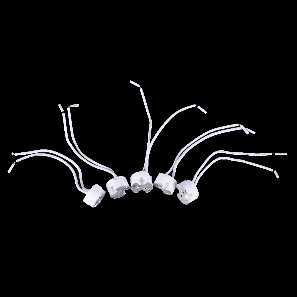 

5/10PCS Wire Connector 10CM LED Strip Connector MR16 G5.3 MR11 G4 Socket For Halogen Ceramic Light Bulb Lamps Holder Base
