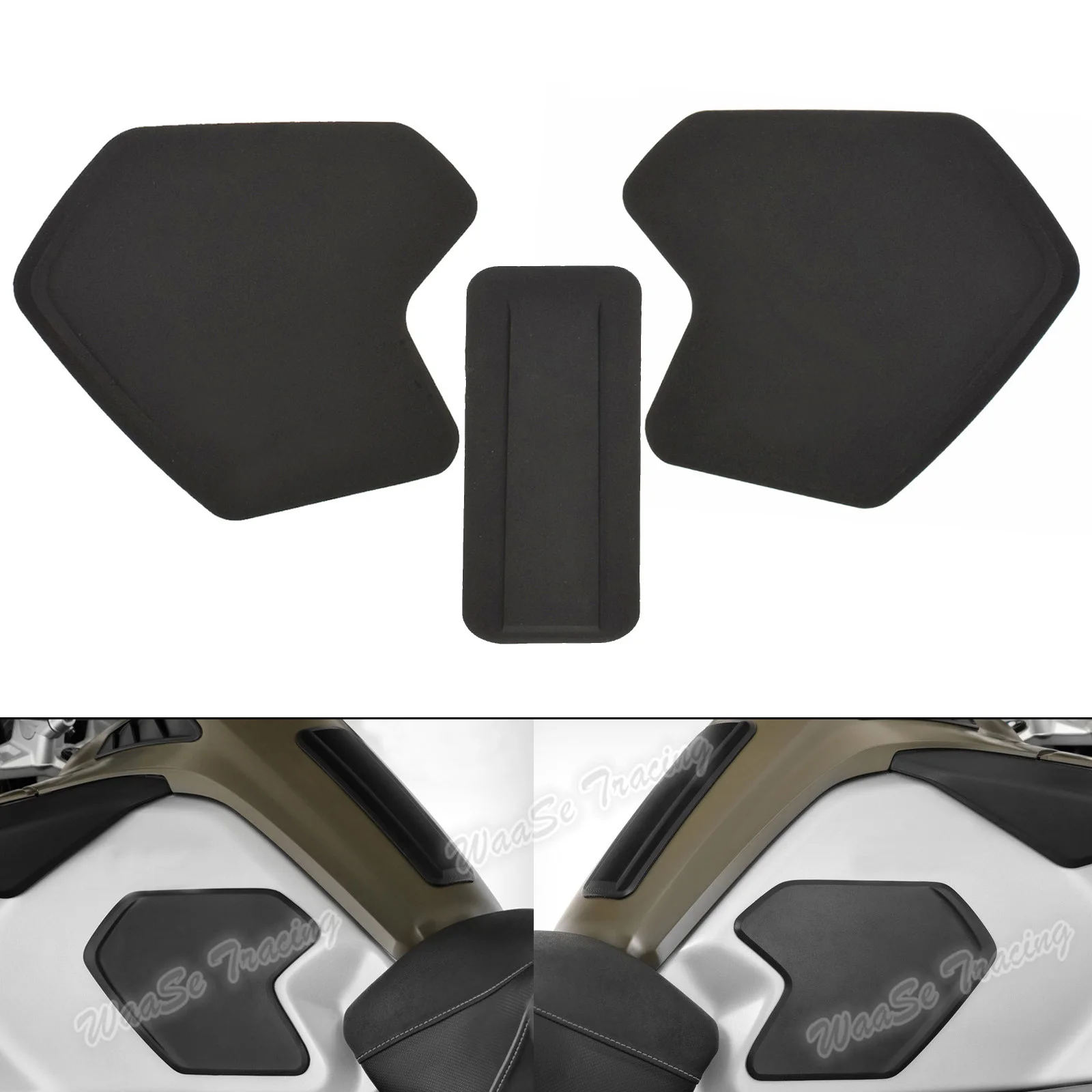Set of 3pcs Oil Gas Tank Traction Side Pad Knee Grip Decals Sticker Protector For BMW R1250GS R 1250 GS Adventure 2018 2019 2020 |