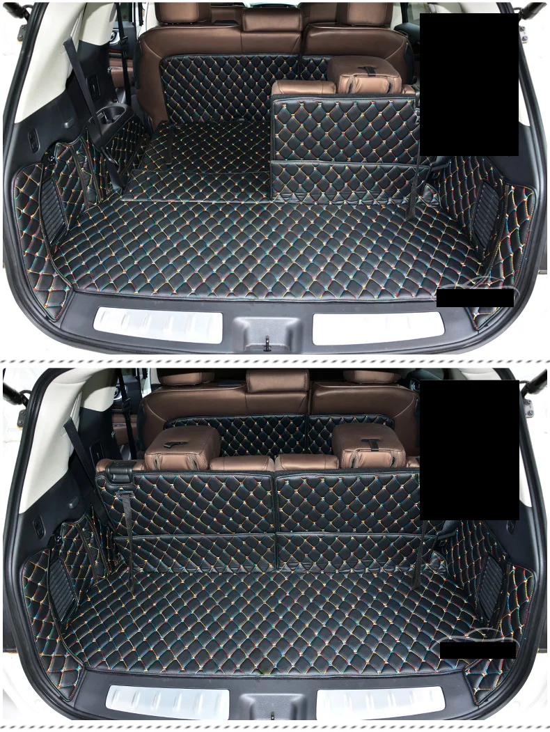 Волоконно-кожаный коврик для багажника автомобиля infiniti qx60 2012 2013 2014 2015 2016 2017 jx35