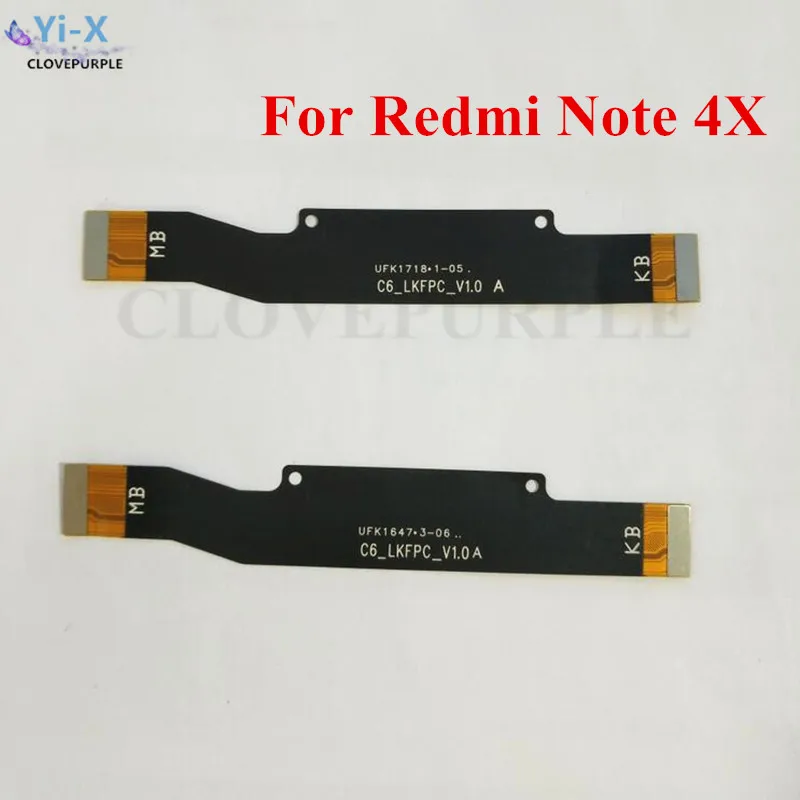 1PCS Main Board Motherboard Flex Cable Replacement Parts for Xiaomi Redmi Note 4X | Mobile Phone Cables
