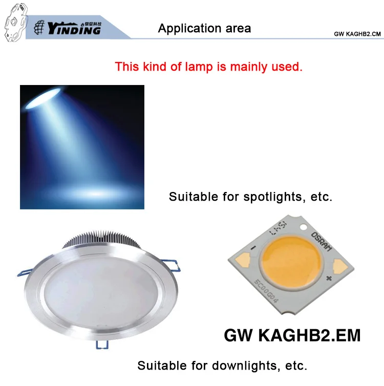 5 шт. OSRAM GW KAGHB2.CM керамика COB 26 Вт Высокая мощность светодиодные лампы 2700-4000K Теплый/нейтральный белый светильник