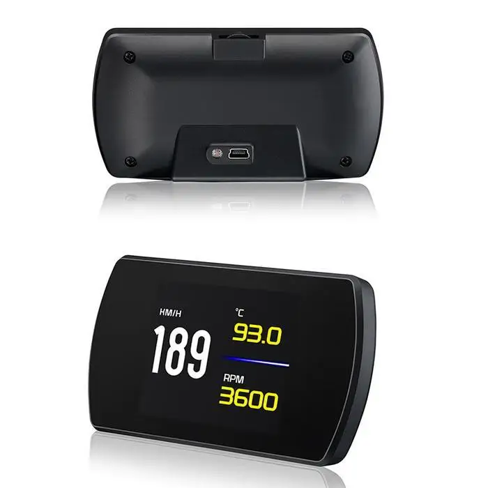 P12 4,3 дюймовый ЖК-дисплей для автомобиля, дисплей HUD OBD 2, бортовой компьютер, многофункциональный дисплей hud, автомобильная электроника, спидометр для автомобиля