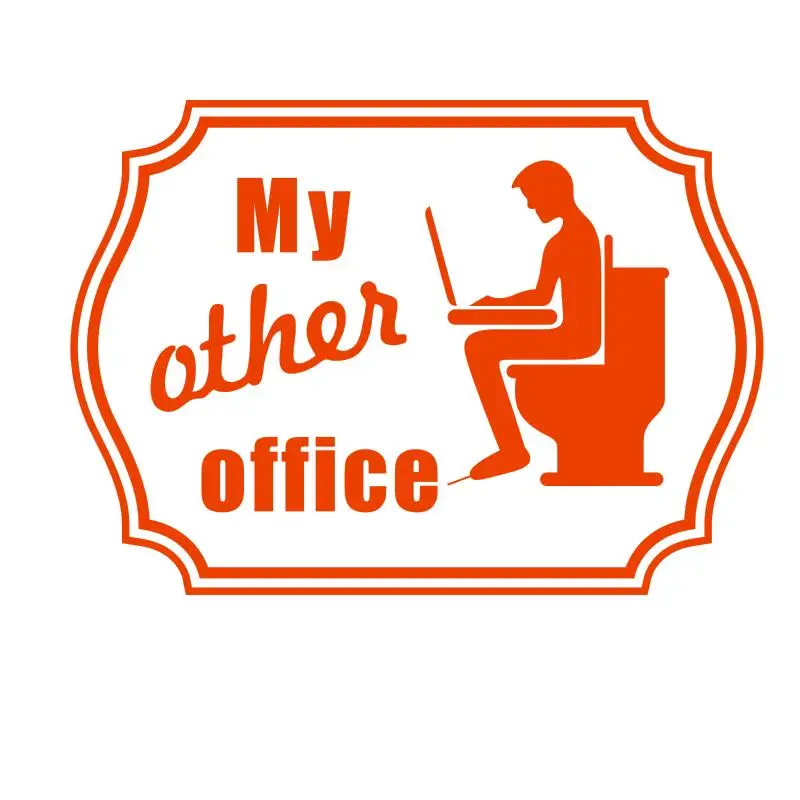 Бесплатная доставка My Другое офисные виниловые с цитатами Туалет Стикеры Closetool