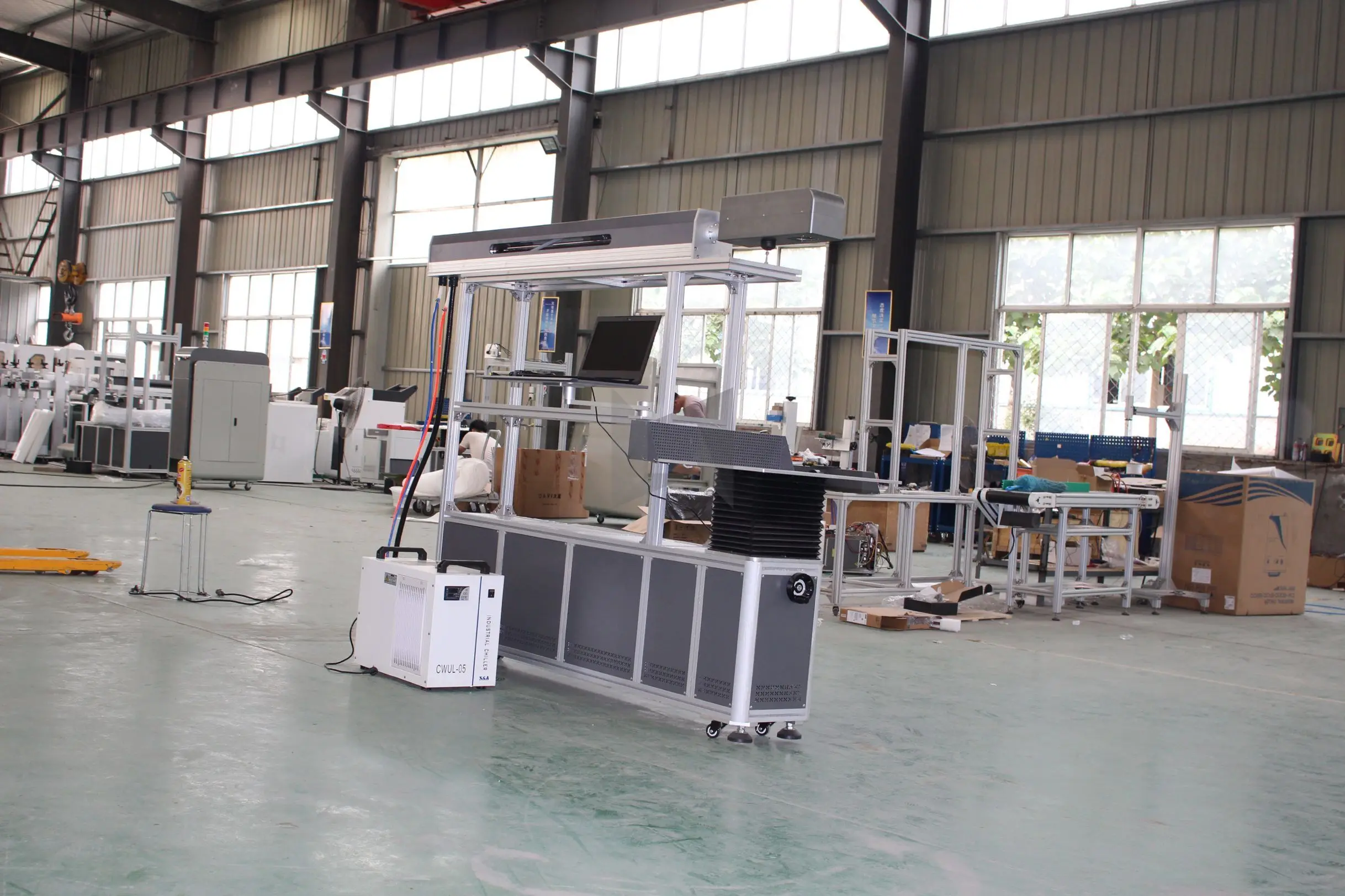 Jnlink дешевая co2 лазерная маркировочная машина для неметаллических