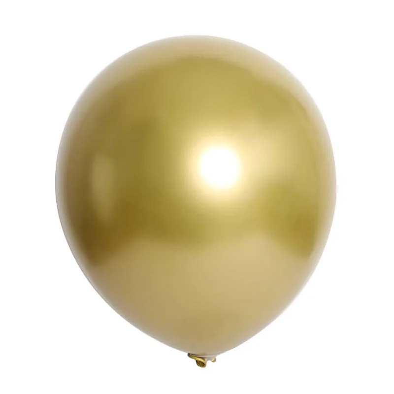 112pcs 12inch Chrome Gold Pastel White Balloons Garland Arch Kid 1st Birthday Party Decorations Backdrop Adult Wedding Ballon | Дом и сад