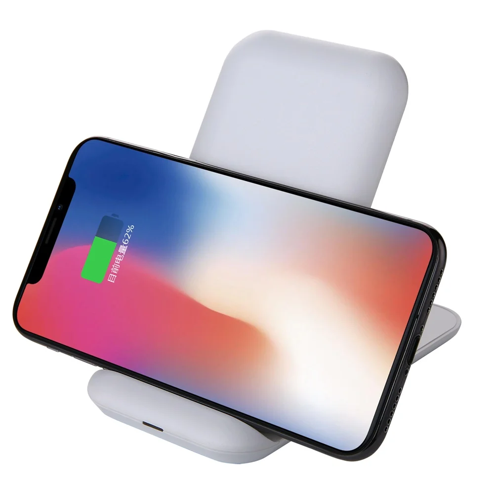 696 Q800 Быстрое беспроводное зарядное устройство для iPhone X 8 Xs Max Xr Qi Беспроводное