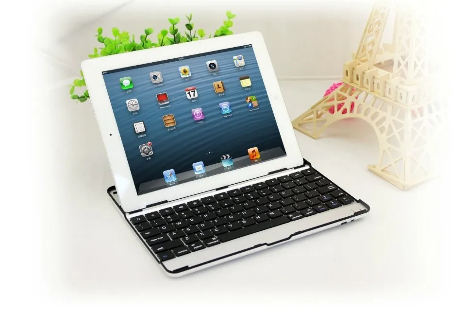 Новое поступление Ультра тонкий Bluetooth Беспроводной клавиатура ABS для iPad 2 3 и 4 iPad4 iPad2 клавиатура