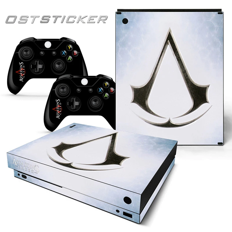 Скидка 30% oststicker мультфильм убийца vinly наклейка кожи Стикеры для Xbox One X консоли и