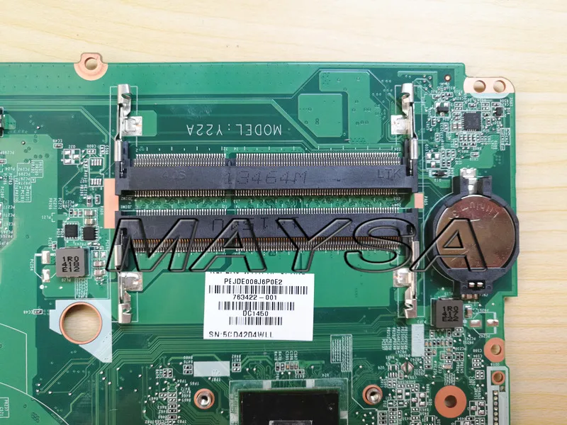 763422-501 подходит для hp PAVILION 17-F серии Материнская плата для ноутбука DAY22AMB6E0 REV: E A8-6410 материнская плата 90 дней гарантия протестирована