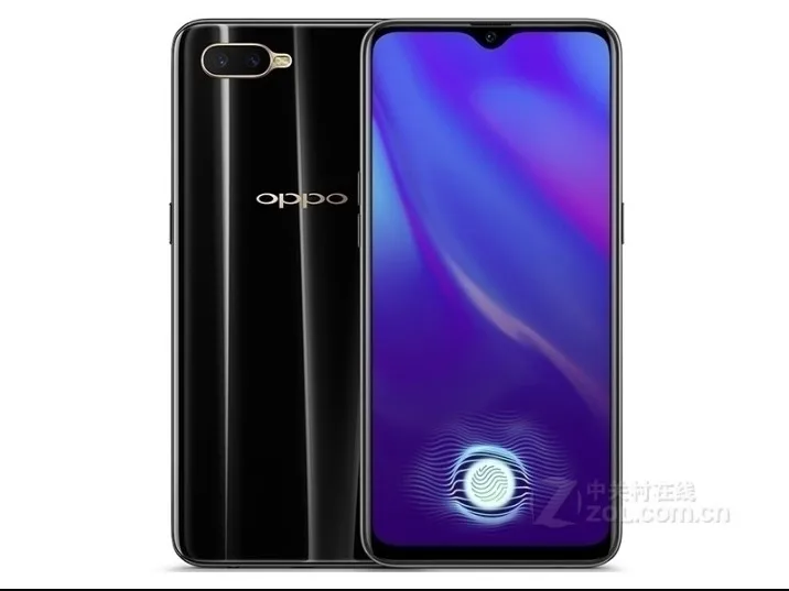 Черный Мобильный телефон Oppo K1 Snapdragon 660 Android 8,1 6," ips 2340X1080 6GB ram 64GB rom 25.0MP экран отпечатков пальцев - Цвет: Черный