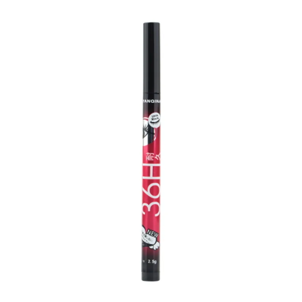 Водонепроницаемый черная жидкость Подводка для глаз Ручка Make Up Красота долгое Eye