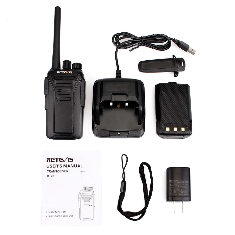 1 шт. Retevis RT27 рация без лицензии радио PMR/FRS PMR446 UHF 16/22CH VOX скремблер портативный радиоприемопередатчик Hf