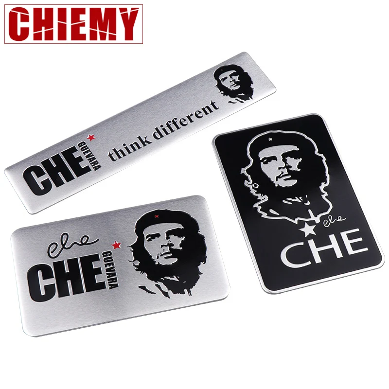 3D автомобильный Стайлинг CHE Guevara, эмблема, наклейки, металлические царапины, покрытие, украшение автомобиля, индивидуальные креативные авто аксессуары