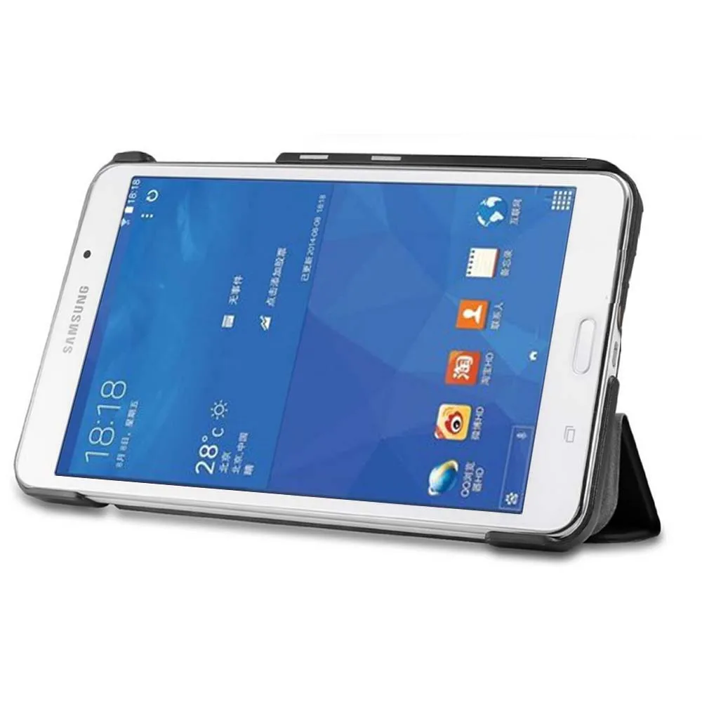 Смарт-чехол Tab 4 7 0 T230 T231 T235 T239 ультратонкий умный чехол-книжка для Samsung Galaxy VE чехол