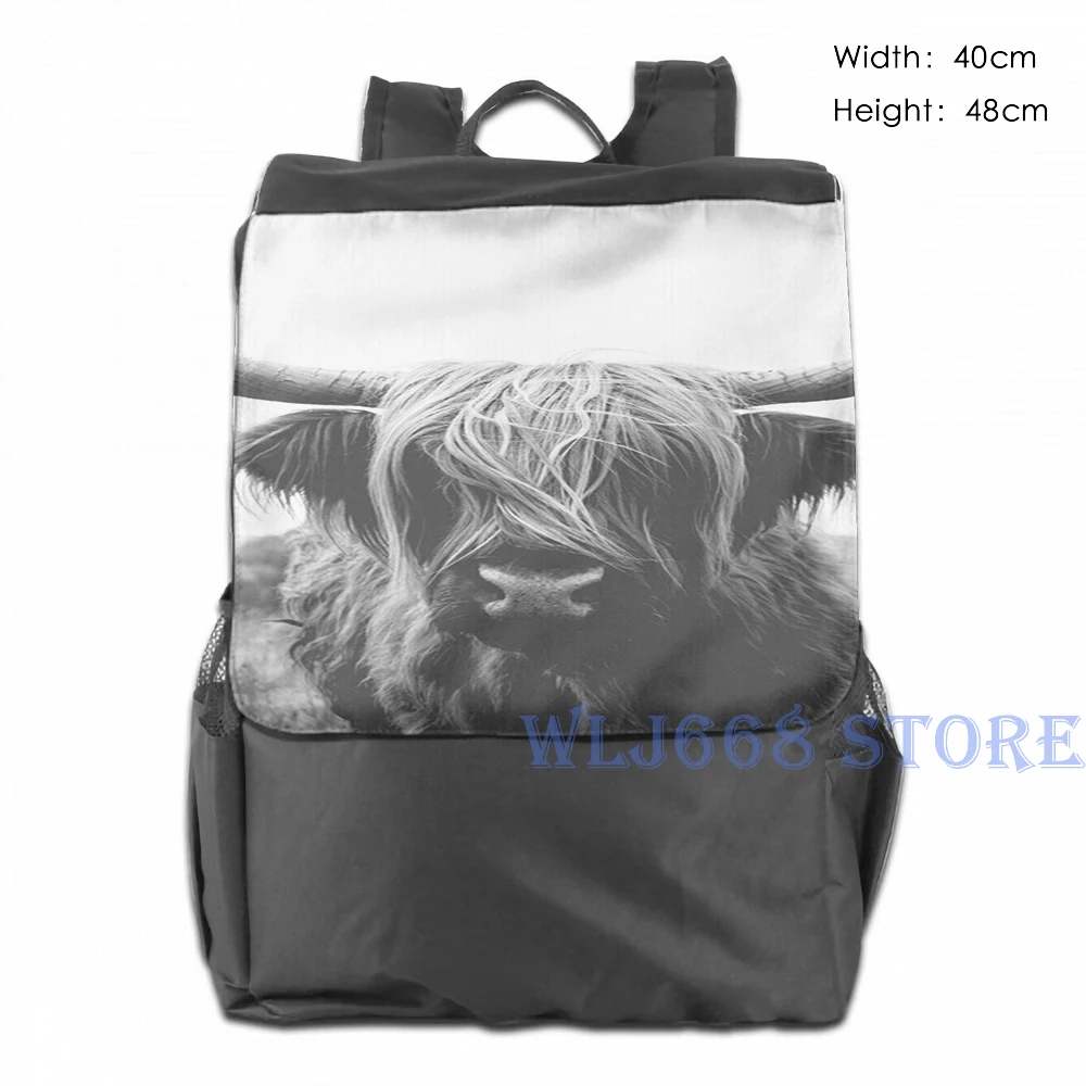 Забавные сумки на плечо с графическим принтом для женщин шотландский горный рот