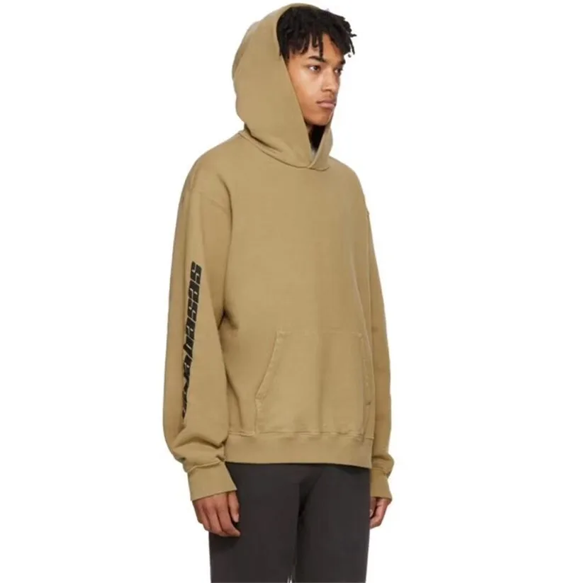 Сезон 5 Толстовка для мужчин и женщин вышивка Calabasas 1:1 Best качество Kanye West кофты пуловер Мода повседневное сезон толстовки