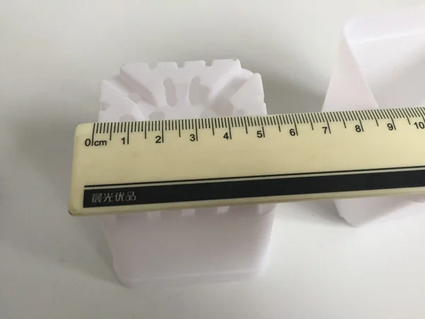100 шт./лот D7XH7.5CM мини-горшки для питомцев, белые пластиковые горшки, квадратные горшки для суккулентов, маленькие цветочные горшки, SF-135B