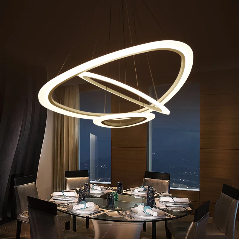 

Modern pendant lights LED acrylic indoor lighting pendant lamp for living room dining room suspension luminaire lustres