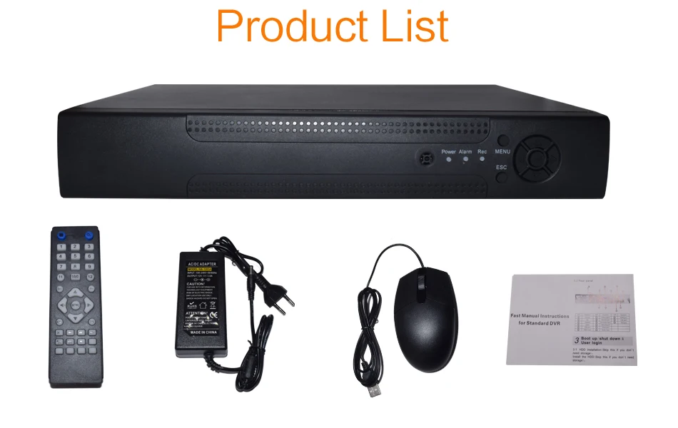 Видеорегистратор DVR 16CH рекордер наружного наблюдения 5в1 для CVBS TVI аналоговая AHD ip-камера H.264 VGA HDMI Двойной жесткий диск бит приложение дистанционного управления