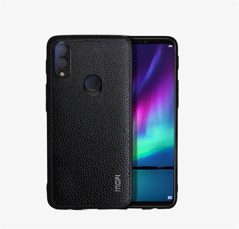 Honor Note 10 чехол для huawei Honor Note 10 чехол Mofi для huawei Honor Note10 задний Чехол из искусственной кожи жесткий деловой стиль