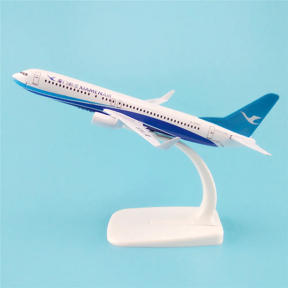 16 см металлическая модель самолета воздуха Китай Сямэнь эйр B737 800 Boeing 737
