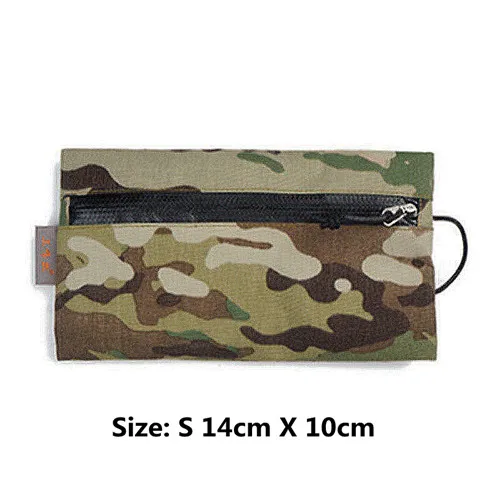 Camouflage S 3F UL gear Sparrow маленькая сумка для хранения X-PAC ткань портативная водонепроницаемая сумка Сверхлегкая двухсторонняя молния Кемпинг Туризм - Цвет: Camouflage S