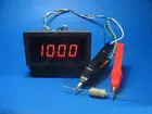 DC миллиом метр 20ohm200ohm 2ohm тестер низкого сопротивления Омметр цифровой светодиодный + тест Кельвина зажим для катушки трансформатора двигателя