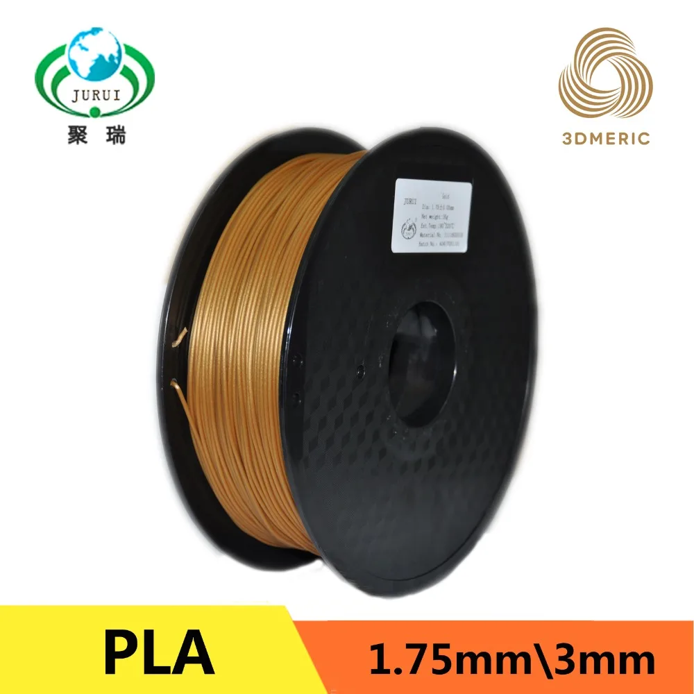 Gold color PLA filament 3d pen impressora pla 1.75 mm plastic printer 1kg | Компьютеры и офис