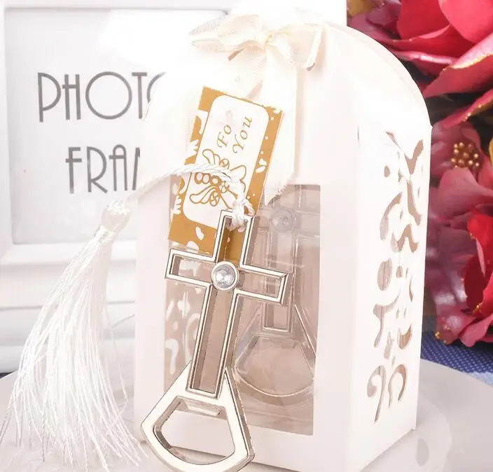 Оптовая Продажа 10X креативная Крестовая открывалка для пива бутылок с подарочной