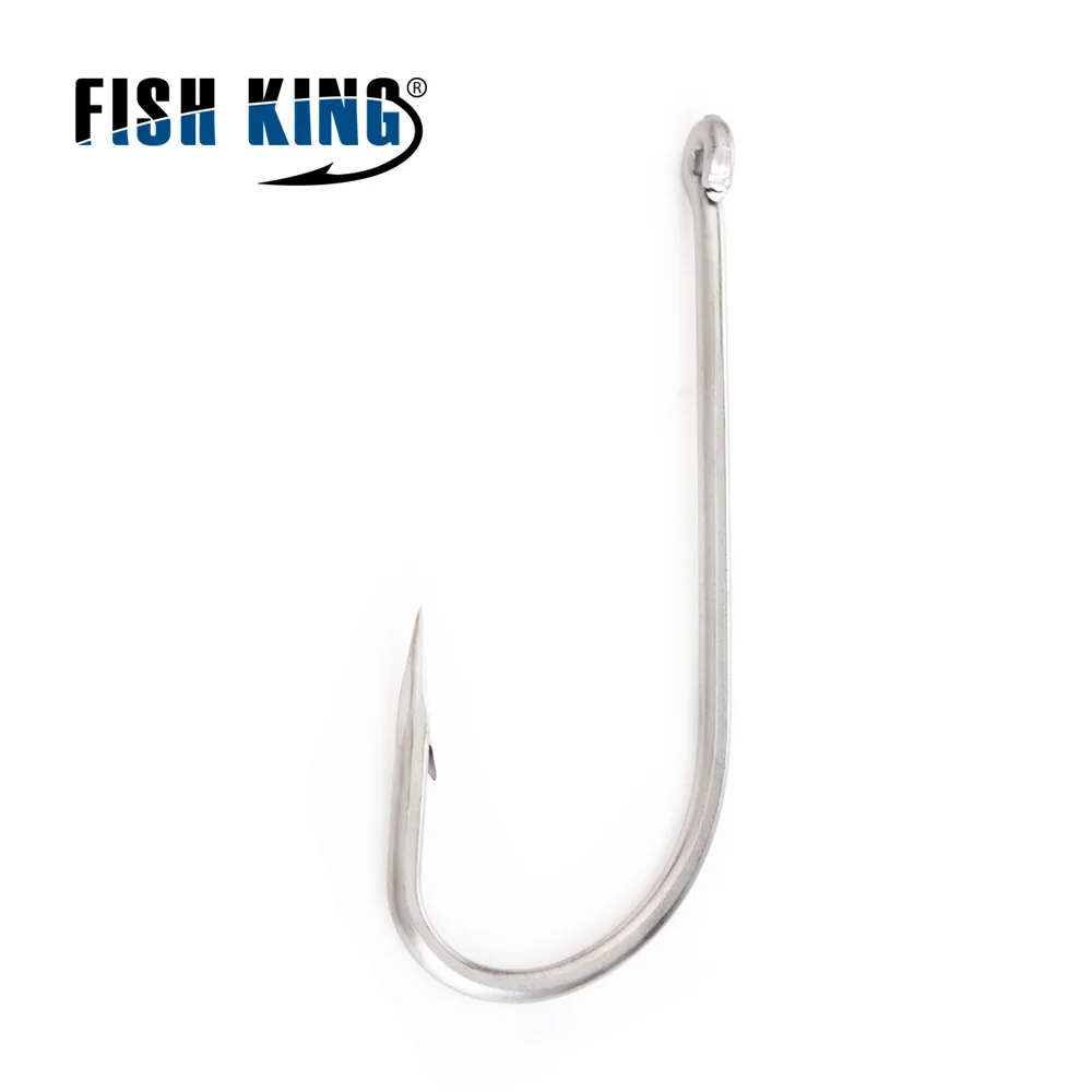 FISH KING 401SS нержавеющий Железный крючок с бородкой 6/0 # 1/0 #25 шт./упак. 1 8 #50 для ловли