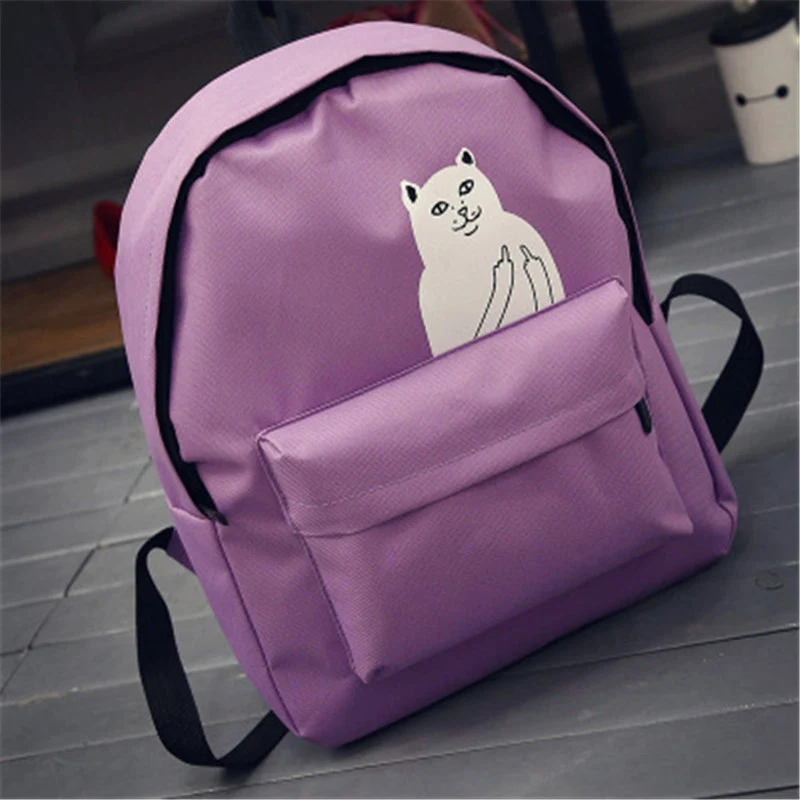 Pacgoth японский и корейский элегантный дизайн Студенты Холст Рюкзак Kawaii