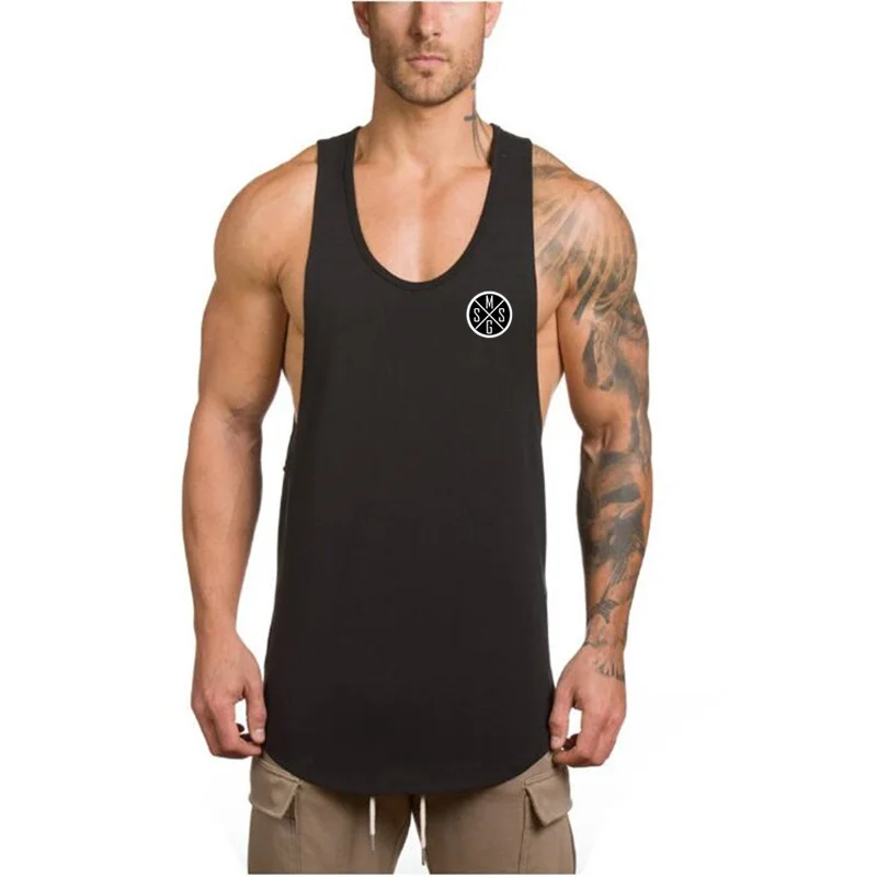 Майка Muscleguys для бодибилдинга фитнеса мужская майка|bodybuilding clothing|men undershirtgym tank |