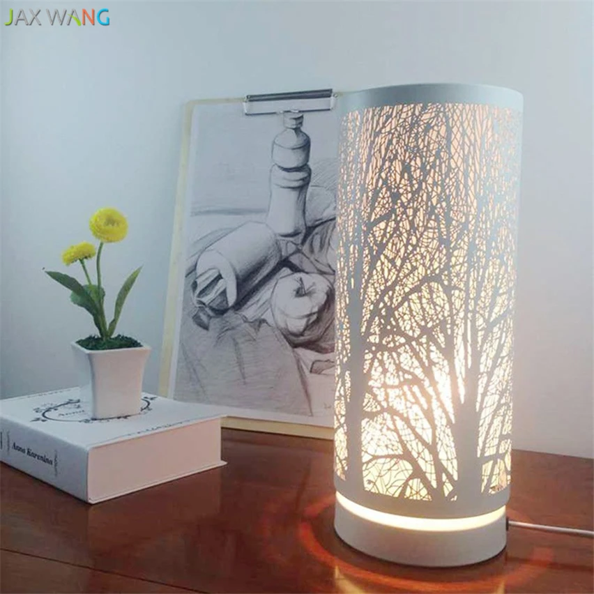 Современные настольные лампы кованого железа Настольные для Гостиная Спальня