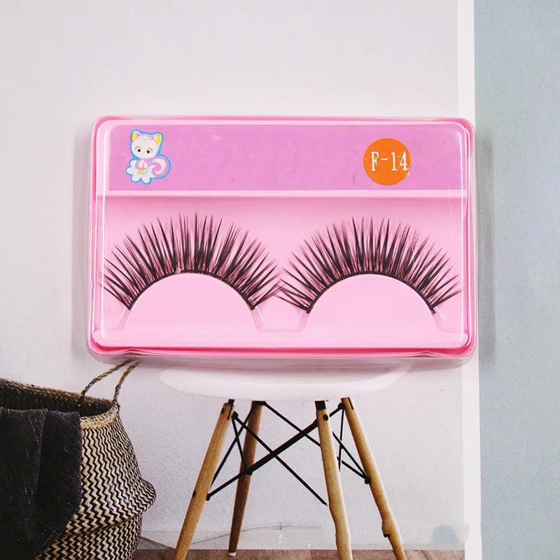 Натуральные густые накладные ресницы для макияжа 3D ручной работы удобные мягкие