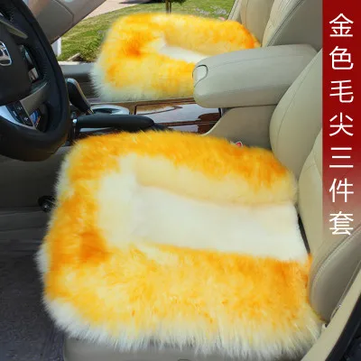 Авто подушка из шерсти для VW Polo PASSAT GOLF SANTANA Touran JETTA Tiguan BORA Sagitar magotan beetle Phaeton Touareg Lavida