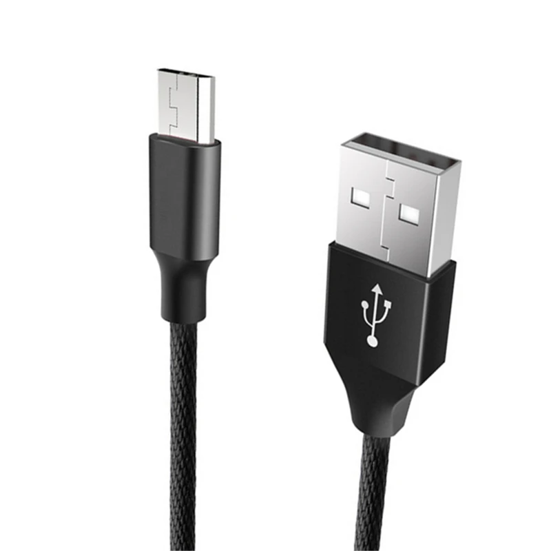 2 м удлиненный USB кабель для зарядки iPhone 5S 6 7 8 металлический Плетеный