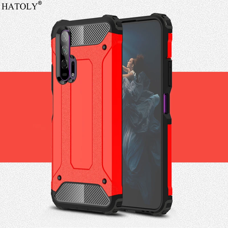 Чехол для Huawei Honor 20 Pro противоударный прочный армированный чехол бампер