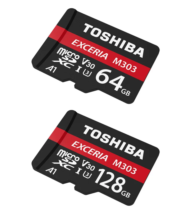 TOSHIBA EXCERIA M303 карты памяти 128 GB MicroSDXC 64 GB Макс до 98 МБ/с. Micro SD карты SDHC-I 16G U3 V30 TF карты для Full HD видео 4 K