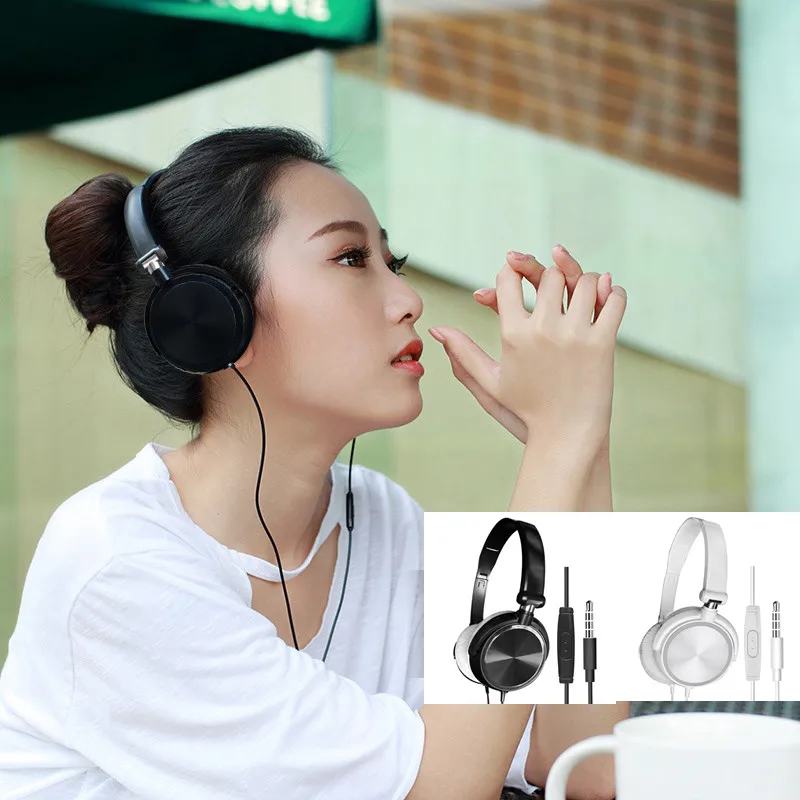 Стерео бас наушники для sony с микрофоном шумоподавления гарнитуры бас звук HiFi музыкальные наушники для iPhone Xiaomi PC