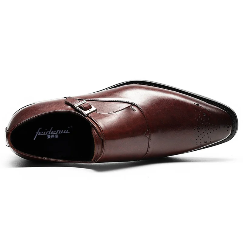 Классические мужские оксфорды из натуральной кожи официальная обувь с