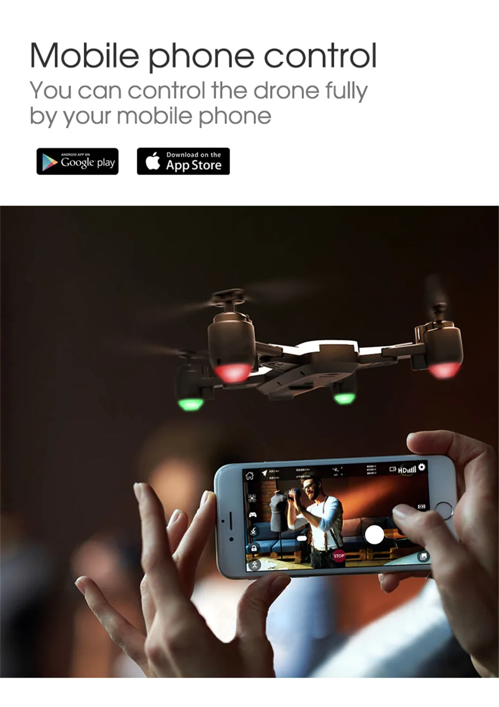 Профессиональный Дрон gps 1080P HD камера 5G Follow me wifi FPV RC Квадрокоптер складной селфи видео высота удержания авто возврат