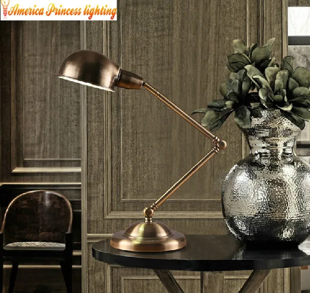 

Simple creative personality retro rustic restaurant bar industrial loft bedroom lamp, material: iron, E27, AC110-240V.